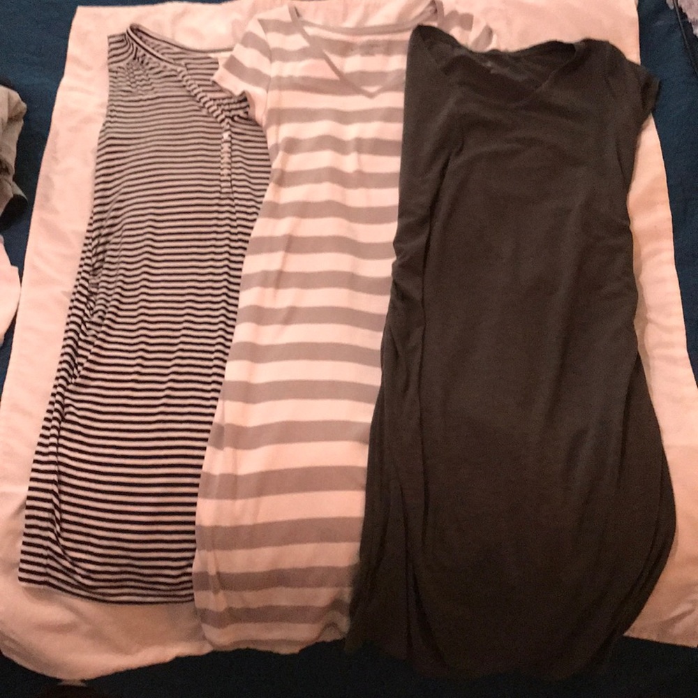 Lot of 3 maternity dresses knee length